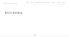 Desktop Screenshot of evasgreengarden.com